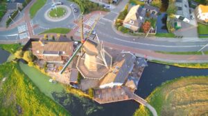 Molen in Nootdorp (drone opname, 2015)